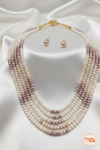 Multi-strand layered necklace