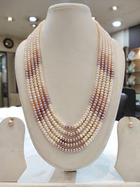 Elegant Multi-color freshwater pearls necklace