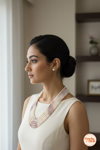 Multi-strand layered necklace