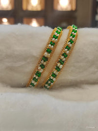 Royal Pearl Beaded Designer Bangles