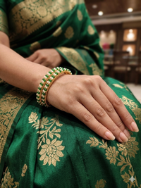 Royal Pearl Beaded Designer Bangles