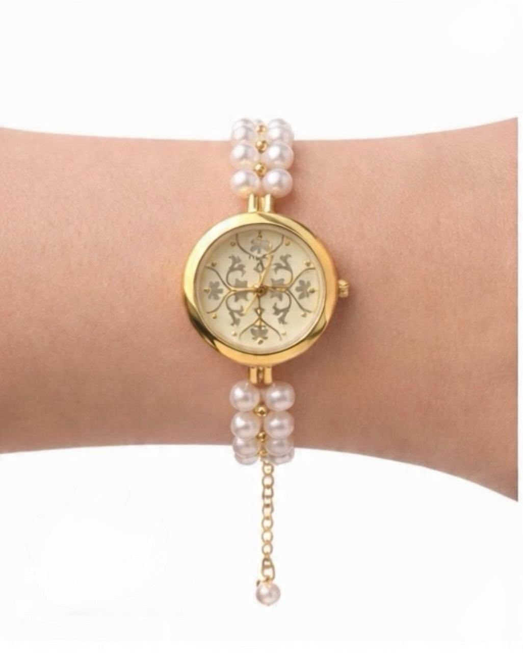 Aesthetic pearl watch